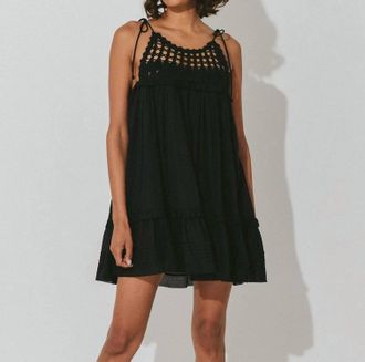 Cleobella Gia Mini Dress In Black