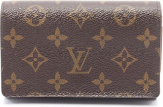 Louis Vuitton Brown Monogram Leather Pvc Wallet (Bi-Fold) (Pre-Owned)