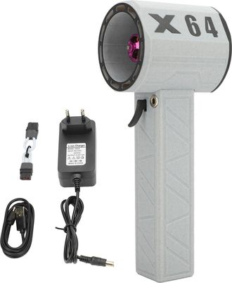 Infinite Ventilador Turbo De Alto Rendimiento Con Motor Sin Escobillas De 64 Mm, Bater&iacute;a De 8000 Mah, 11 Aspas Y 1400 G De Empuje: Ideal Para La Limpieza De Au