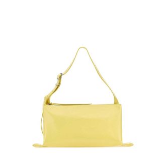 Jil Sander Yellow Leather Shoulder Bag