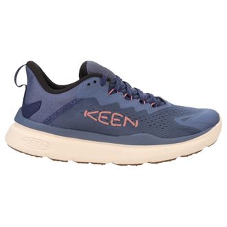 Keen WK450 Textile Synthetic Womens Comfort Trainers - Vintage Indigo Nostalgia Rose - Size:UK 4.5