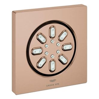GROHE Teleducha Lateral 26802 Rainshower Aqua Forma Cuadrada Warm Sunset Cepillado, 26802dl0