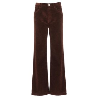 Marni Dames, Broeken, Bruin, Maat: 2XS Corduroy