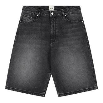 Arte Denim Shorts, male, Black, Size: W34 Round Pocket Denim Short