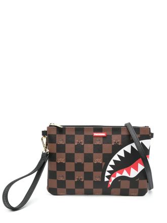 Sprayground Geruite messenger tas - Bruin