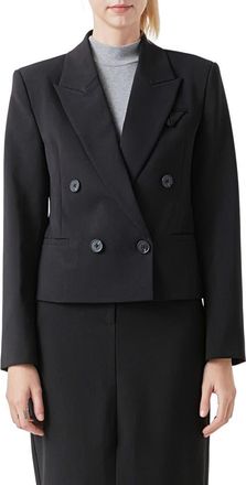 Grey Lab Double Breasted Blazer in Black at Nordstrom Rack, Size X-Small
