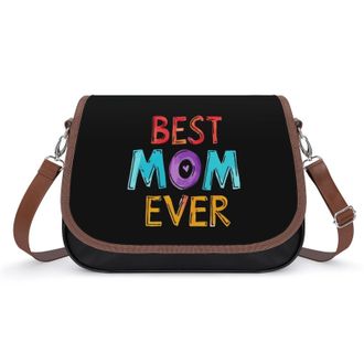 Generic Best Mom Ever Fashion Womens Crossbody Bags Novelty Handbag Shoulder Bag Purse