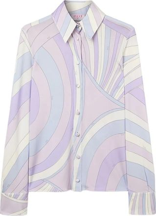 Pucci Iride-print shirt - Purple