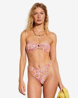 Billabong Bikini-Hose BILLABONG Good Times Havana, Damen, Gr. L, US-Gr&ouml;ssen, bunt (multi), Obermaterial: 85% Polyester, 15% Elasthan;, Badehosen Bikini-Hose