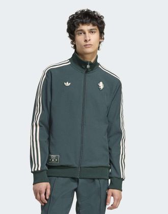 adidas Originals Juventus Terrace Icons - Top sportivo verde sfumato