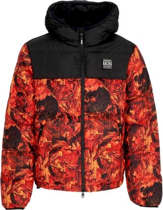 PROPAGANDA Oranje Donsjas met Tweewegrits - Heren - Winterjassen - Veelkleurig - M - Polyester - Jassen