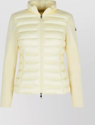 Moncler wool blend jacket high collar