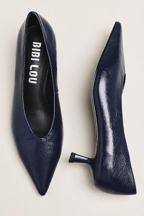 Bibi Lou Pointed-Toe Kitten Heels