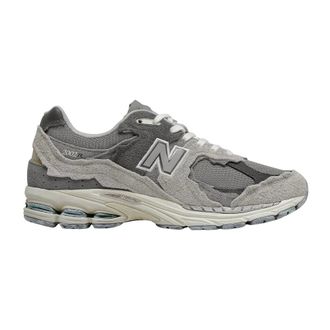 New Balance Sneakers, male, Gray, Size: 11 1/2 US 2002R Suede and Mesh Sneakers
