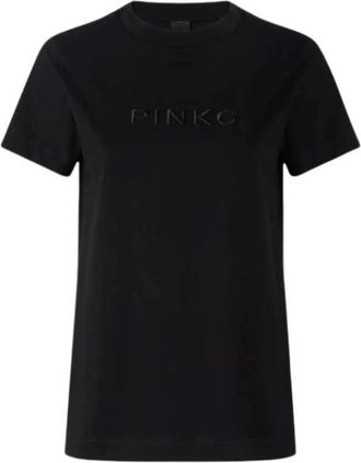 Pinko Mujer, Camisetas, Negro, Talla: M