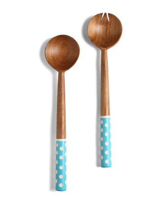 Tiramisu Resin & Wood Salad Set