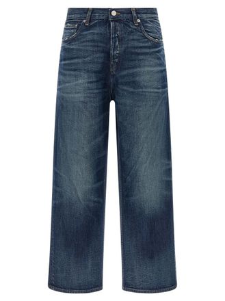 Haikure Blue Loose High Rise Jeans