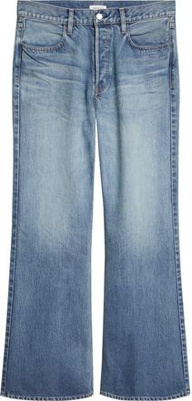 Fear of God 70s 5 Pocket Relaxed Bootcut Jeans in Medium Indigo at Nordstrom, Size 30