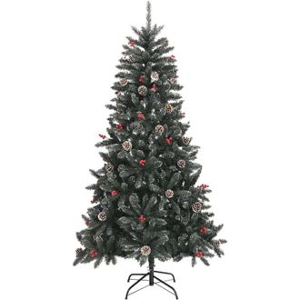 vidaXL Rbol De Navidad Artificial Con Soporte Pvc Verde 180 Cm Vidaxl