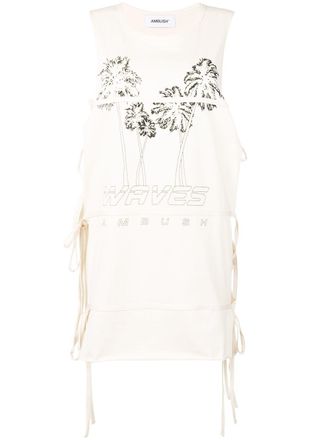 AMBUSH Mouwloos T-shirt - Beige