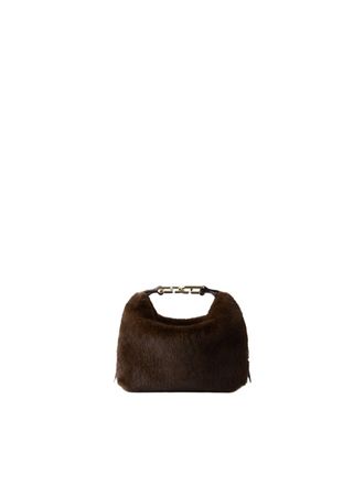 Furla Tonie Mini Hobo Teddy Lux Fabric Bag
