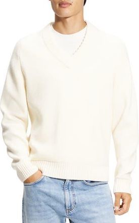 Theory Heavy Wool Sweater in Winter White at Nordstrom Rack, Size X-Large