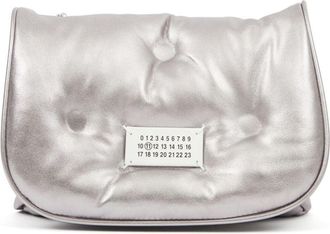 Maison Margiela Glam Slam Flap shoulder bag - women - Lamb Skin - OS - Silver