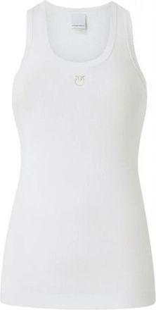 Pinko Pinko - Tops > Mouwloze tops - Dames - Tops zonder mouwen - Wit - S - Tops