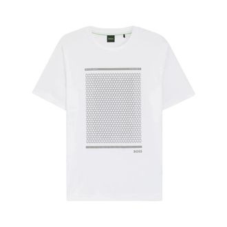 HUGO BOSS Hugo, T-Shirts, male, White, Size: 3XL T-shirt