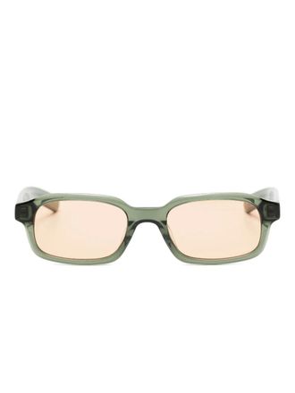 Flatlist Hanky rectangle sunglasses - Green