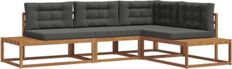 vidaXL Conjunto De Sof&aacute;s De Exterior 4 Uds. 4 Plaza Vidaxl