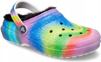 OEM Zueco Crocs Classic Con Forro Y Tinte En Aerosol K 208081 C12eu 2930 Whiteitemmulti