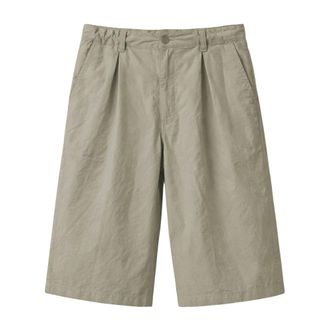Willy Chavarria Casual Shorts, male, Gray, Size: M Cotton-blend Shorts