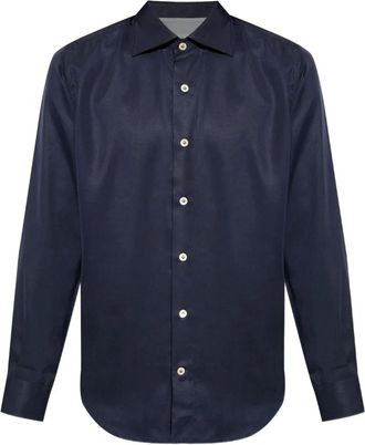 Eleventy Camicia a maniche lunghe - Blu