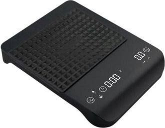 OEM Balanza Digital Para Caf&eacute; - Balanza Electr&oacute;nica De Cocina - Pesaje Preciso - Recargable Con Temporizador - 3 Kg 0,1 G - Negra