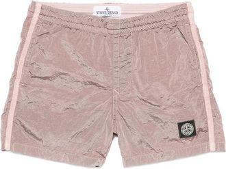 Stone Island Side-stripe Swim Shorts