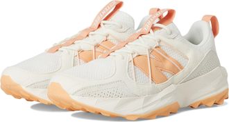 New Balance Womens Dynasoft Tektrel V1 Suede Shoes, Sea Salt/Permafrost/Dried Orange, 7 Wide