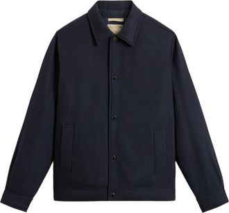 Woolrich Giacca-camicia in lana - Blu