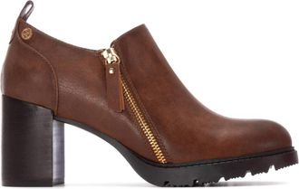 Xti Womens 144301 Block Heeled Sandals In Camel