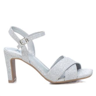 Xti Womens Heeled Sandals In Silver