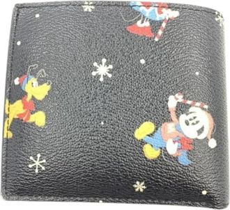 Coach Pre-owned Fabric Wallet - Heren - Vintage Accessoires - Zwart - ONE Size - Vintage