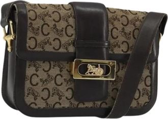 Celine Pre-owned Vintage Shoulder Bag - Dames - Vintage Schoudertas - Bruin - ONE Size - Leer - Vintage