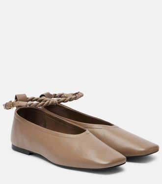 A.Emery Steele leather ballet flats