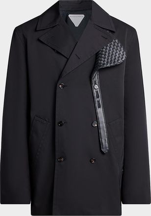 Bottega Veneta Men & apos;s Nylon and Cotton Technical Short Coat