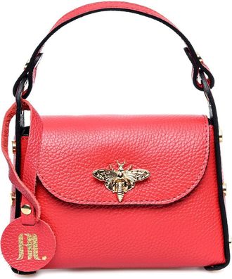 Anna Luchini Rood Rundleer Tas