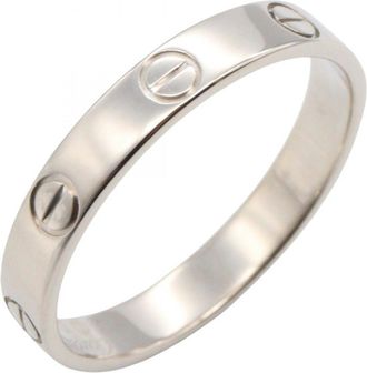 Cartier Silver White Gold (18K) Band Ring (Pre-Owned)