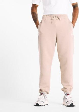 New Balance Mens Sport Essentials Fleece Jogger in Beige Cotton, size 2X-Large