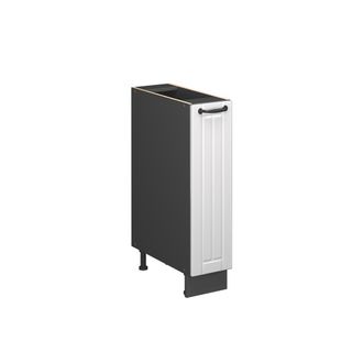 Vicco Mueble De Botica Fame-line, Blanco Casa De Campo/antracita, 20 Cm Sin Encimera, Vicco