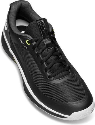 Wilson Rush Lite 5 Tennis Shoe in Black/white/safety Yellow at Nordstrom, Size 11.5