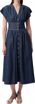 Exquise Evan Dress In Blue